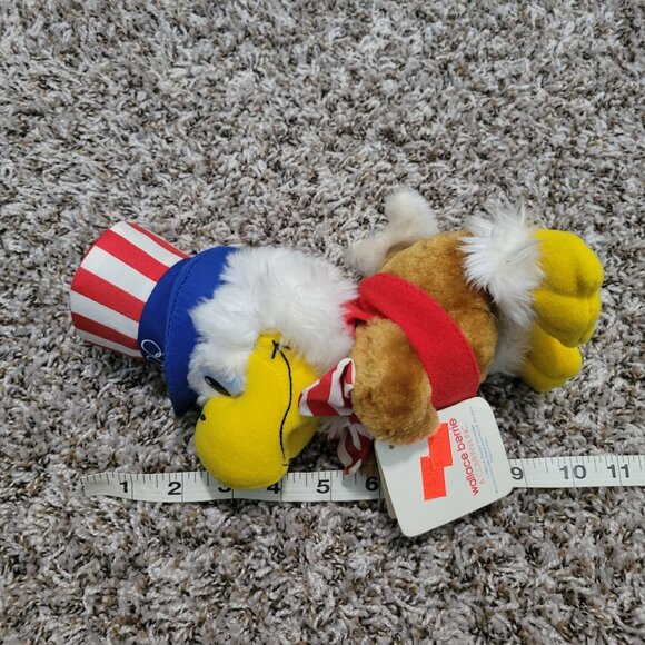 Vintage 80s Applause Sam Olympic Eagle 10 in Plush 1984 Olympics Stuffed Animal - Picture 10 of 10